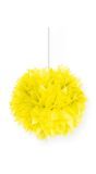 Gele Pompom Hanger 30cm