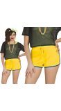 Gele Sportbroek 80's Dames