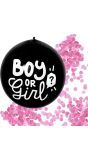 Gender Reveal Party Latex Ballon Roze Vulling