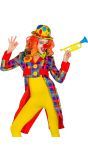 Geruite Clown Slipjas Dames