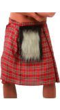 Geruite Rode Schotse Kilt