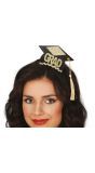 Geslaagd Hoedje Haarband Zwart Goud