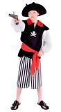 Gestreept Piraten Kostuum Kind