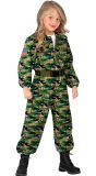 Gevechtspiloot Camouflage Kostuum Kind
