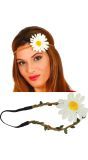 Gevlochten Hoofdband met Bloem