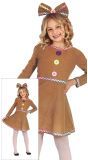 Gingerbread Cookie Kerst Jurkje Kind