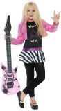 Glamour Rockstar Kostuum Zwart