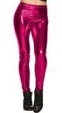 Glance Metallic Legging Dames Roze