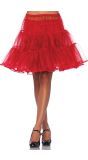 Glimmende Rode Petticoat