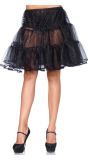 Glimmende Zwarte Petticoat