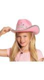 Glimmer Cowgirl Hoed Roze