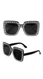 Glitter Bril Zwart Dames Heren