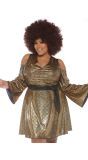 Glitter Disco Doll Jurkje Plus Size