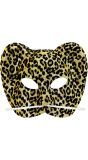 Glitter Luipaard Oogmasker