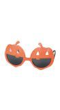 Glitter Pompoen Halloween Bril