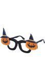 Glitter Pompoen Heks Bril Halloween