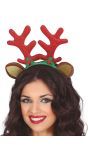 Glitter Rendier Haarband met Oren