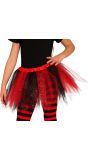 Glitter Rood Zwarte Tutu Kind