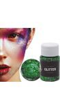 Glittergel Donkergroen