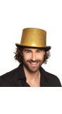 Glitz Gouden Hoge Hoed