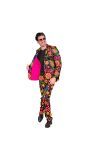 Glow In The Dark Hippie Kostuum Heren