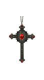 Gothic Kruis Ketting Rode Juwelen