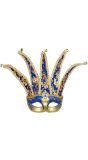 Goud Blauw Nar Oogmasker