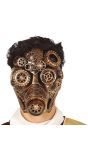 Goud Bronzen Steampunk Gasmasker