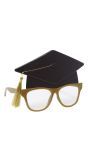 Gouden Afstudeerhoedje Bril