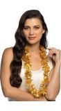Gouden Bloemen Hawaii Ketting