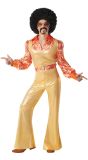 Gouden Disco Kostuum 70s Heren Funky