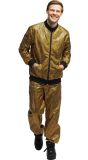 Gouden Disco Trainingspak Heren 80s