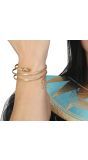 Gouden Egyptische Slangen Armband