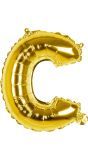 Gouden Folieballon Letter C