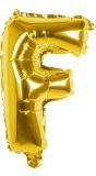 Gouden Folieballon Letter F