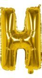 Gouden Folieballon Letter H