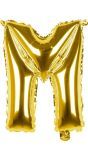 Gouden Folieballon Letter M