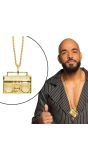 Gouden Ghetto Blaster Ketting