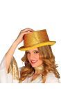Gouden Glitter Glamour Hoed