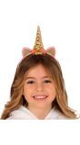 Gouden Glitter Unicorn Haarband Kind