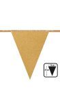 Gouden Glitter Vlaggenlijn Karton