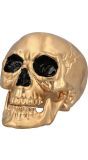 Gouden Halloween Schedel met Beweegbare Kaak