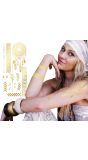 Gouden Hippie Plak Tattoo's