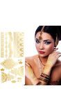 Gouden Indiaase Plak Tattoo's