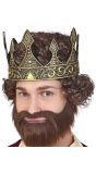 Gouden Latex Middeleeuwse Kroon