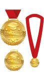 Gouden Medaille Ketting Geslaagd