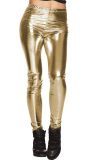 Gouden Metallic Festival Legging