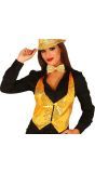 Gouden Pailletten Gilet Dames