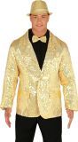Gouden Pailletten Jas Heren