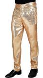Gouden Pailletten Party Broek Heren
